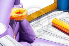 Basketball hoop inside the Hippo Tug and Dunk Inflatable Rental
